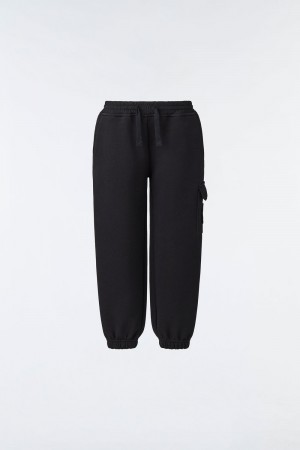 Black Mackage Archer Double-Face Jersey Kids' Sweatpants | TPHU50237