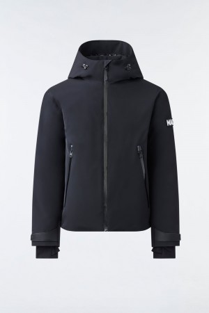 Black Mackage Yukio Ski Hood Men's Down Jackets | GUTA89341