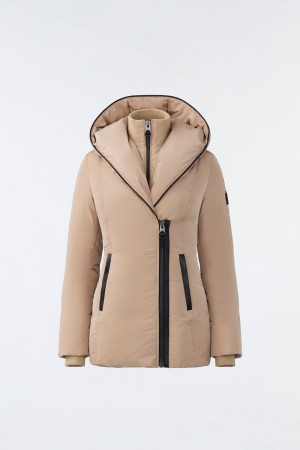 Brown Mackage Adali Signature Mackage Collar Women's Down Coats | DMTR07596