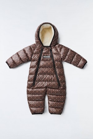 Coffee Mackage Bambi Recycled E3-Lite Kids' Down Jackets | XRJB84693