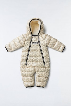 Cream Mackage Bambi Recycled E3-Lite Kids' Down Jackets | ZHPF12370