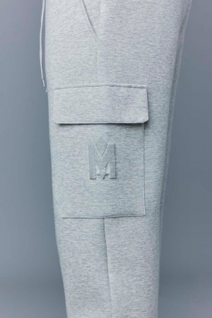 Grey Mackage Marvin Double Face Jersey Men's Sweatpants | DLXP36914