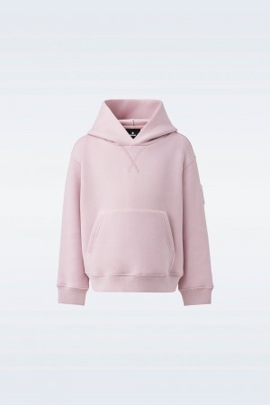 Rose Mackage Dru Double-Face Jersey Kids' Hoodie | FHWX01938