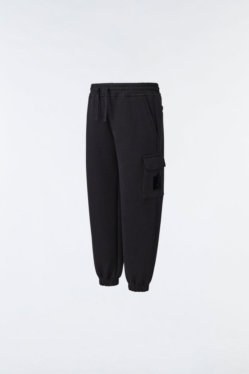 Black Mackage Archer Double-Face Jersey Kids' Sweatpants | TPHU50237