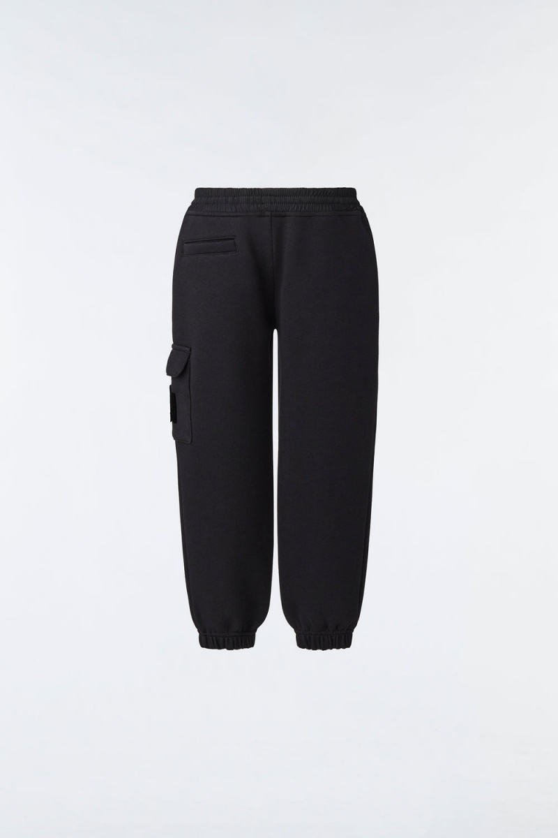 Black Mackage Archer Double-Face Jersey Kids' Sweatpants | TPHU50237