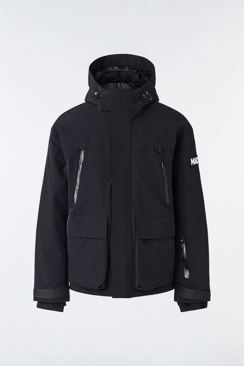 Black Mackage Frost Agile-360 Ski Men's Down Jackets | VIQH40751