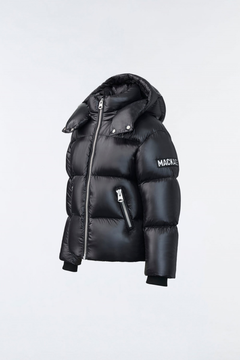 Black Mackage Jesse Lustrous Light Kids' Down Jackets | NZTI63715