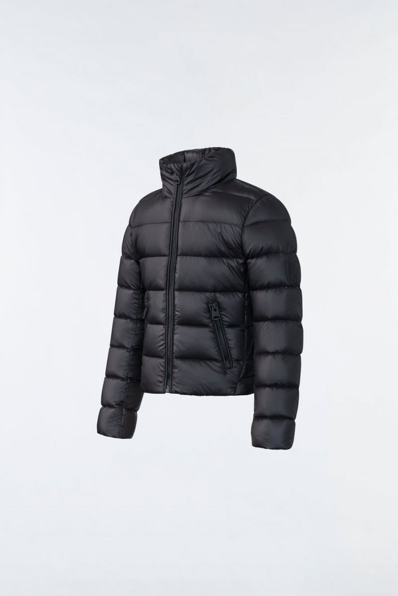 Black Mackage Kassidy E3-Lite Peplum Kids' Down Jackets | WMIT93610