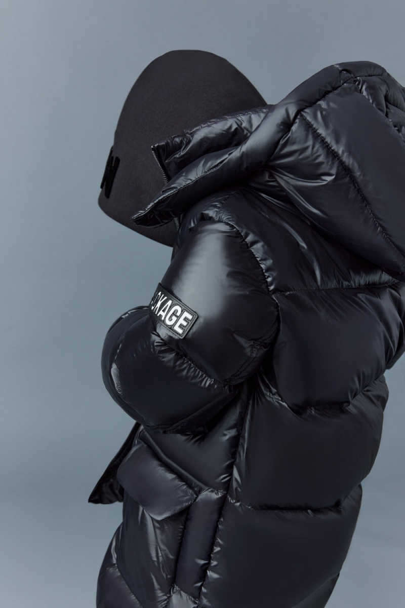 Black Mackage Kennie Lustrous Light Down Hood Kids' Parka Jackets | MLZQ51746