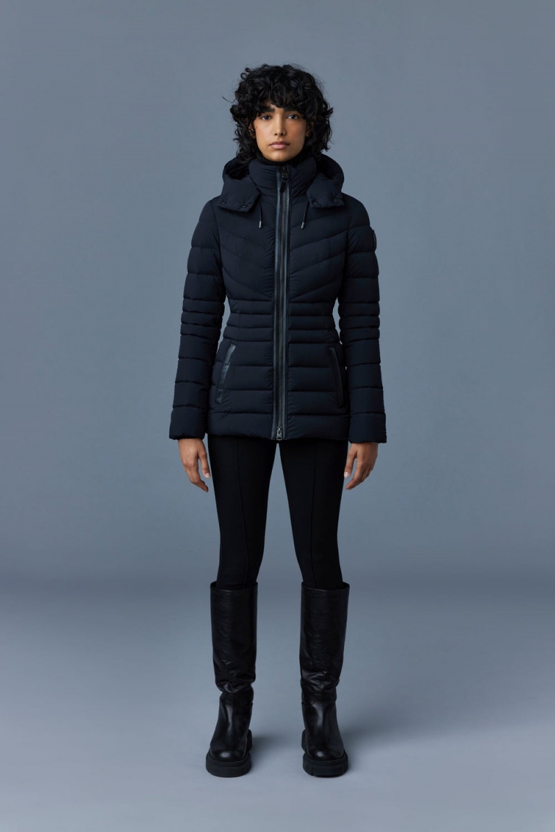 Black Mackage Patsy Agile 360 Hood Women's Down Jackets | ZJUV80754