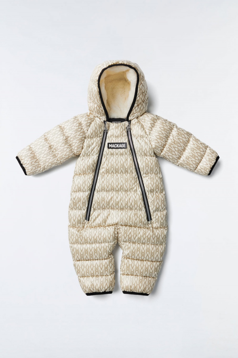 Cream Mackage Bambi Recycled E3-Lite Kids\' Down Jackets | ZHPF12370