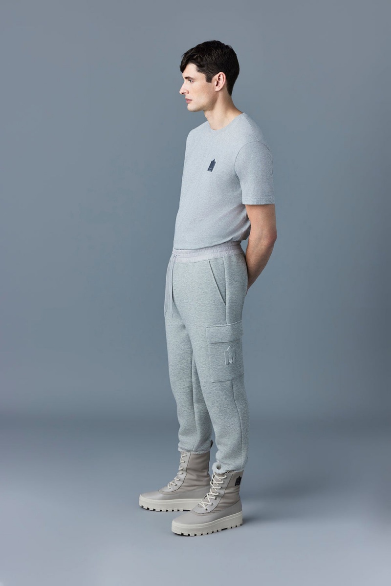 Grey Mackage Marvin Double Face Jersey Men's Sweatpants | DLXP36914