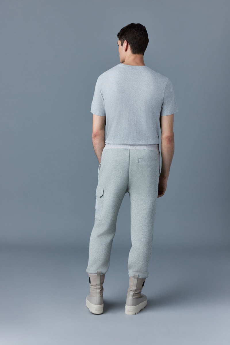 Grey Mackage Marvin Double Face Jersey Men's Sweatpants | DLXP36914