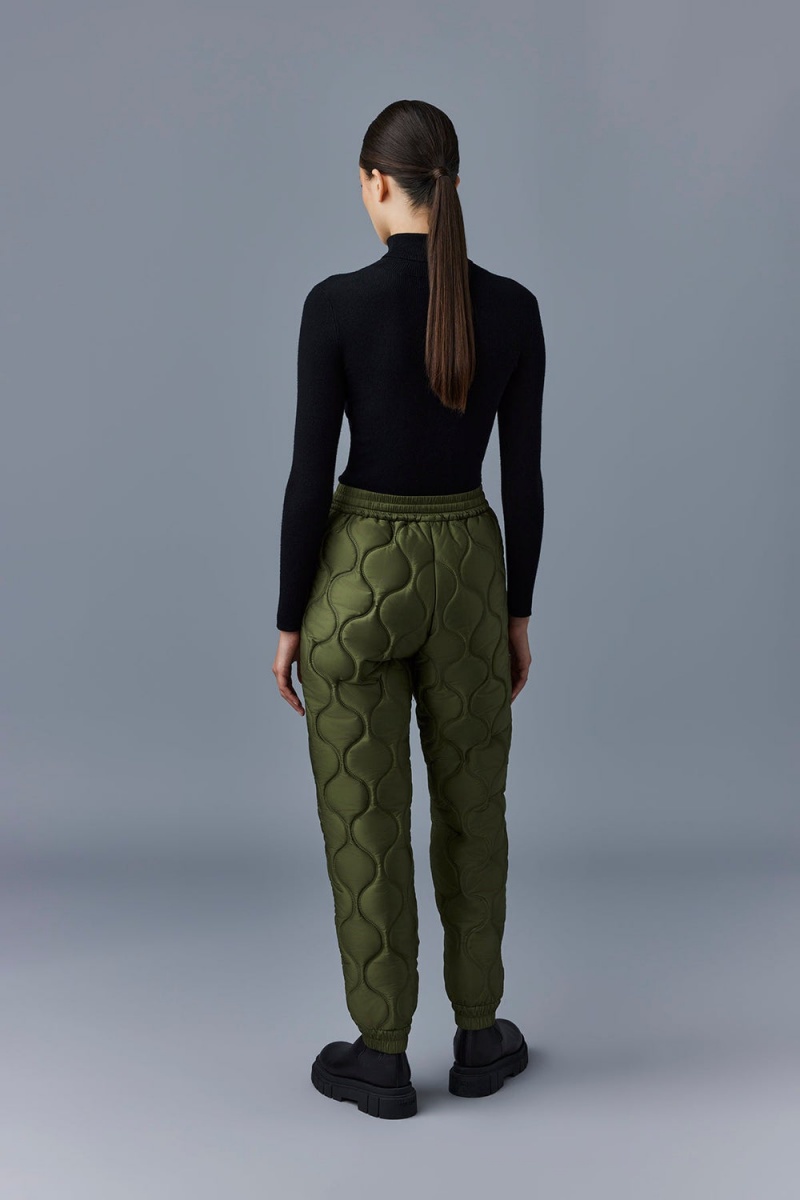 Olive Mackage Alison-Qt Heritage Quilted Technical Women's Pants | TVHX91860