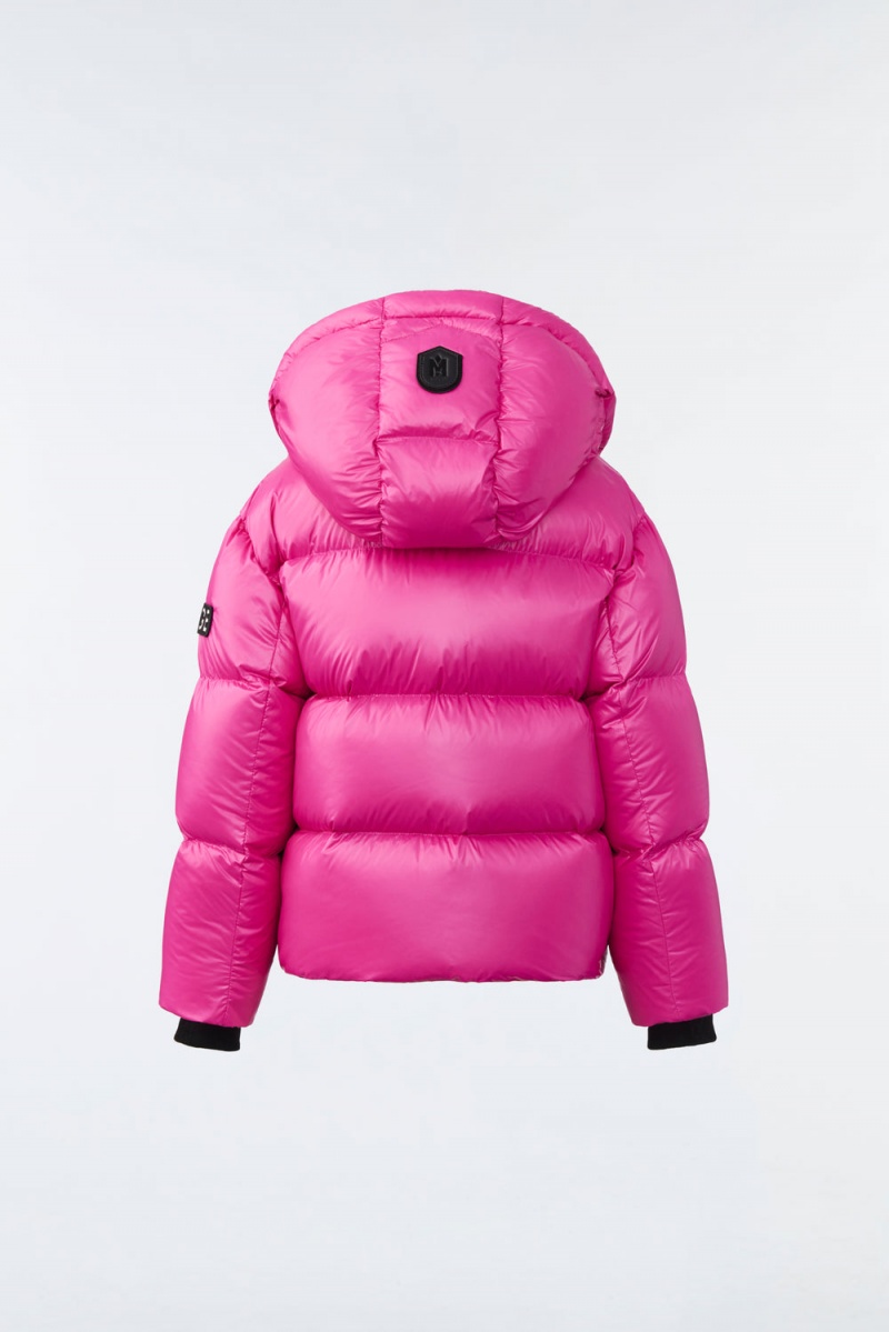 Pink Mackage Jesse Lustrous Light Kids' Down Jackets | PHDT60241