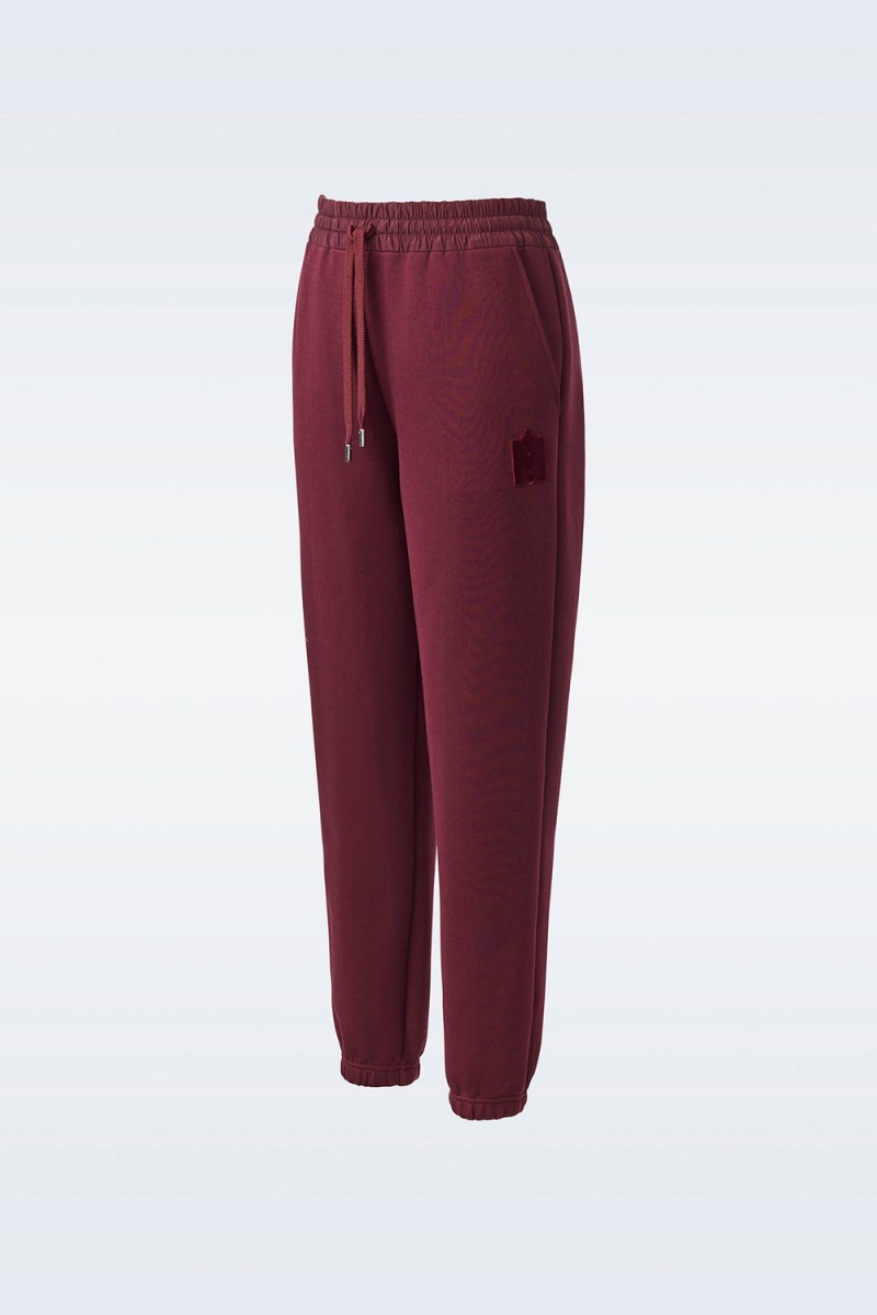 Red Mackage Nev Double-Face Jersey Women's Sweatpants | WGKC09184