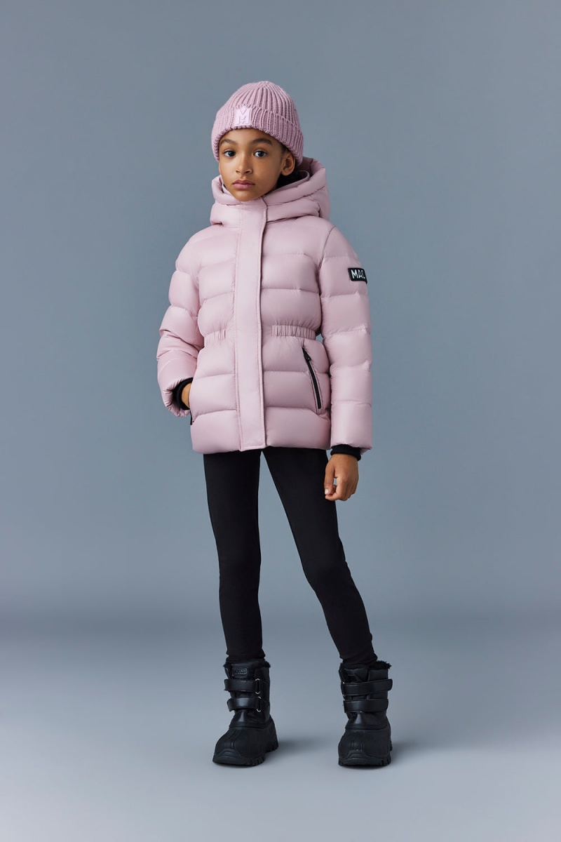 Rose Mackage Alannis Lustrous Medium Down Hood Kids' Parka Jackets | HJME06423